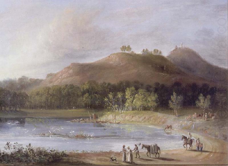 Hill and Lake of Ture, unknow artist